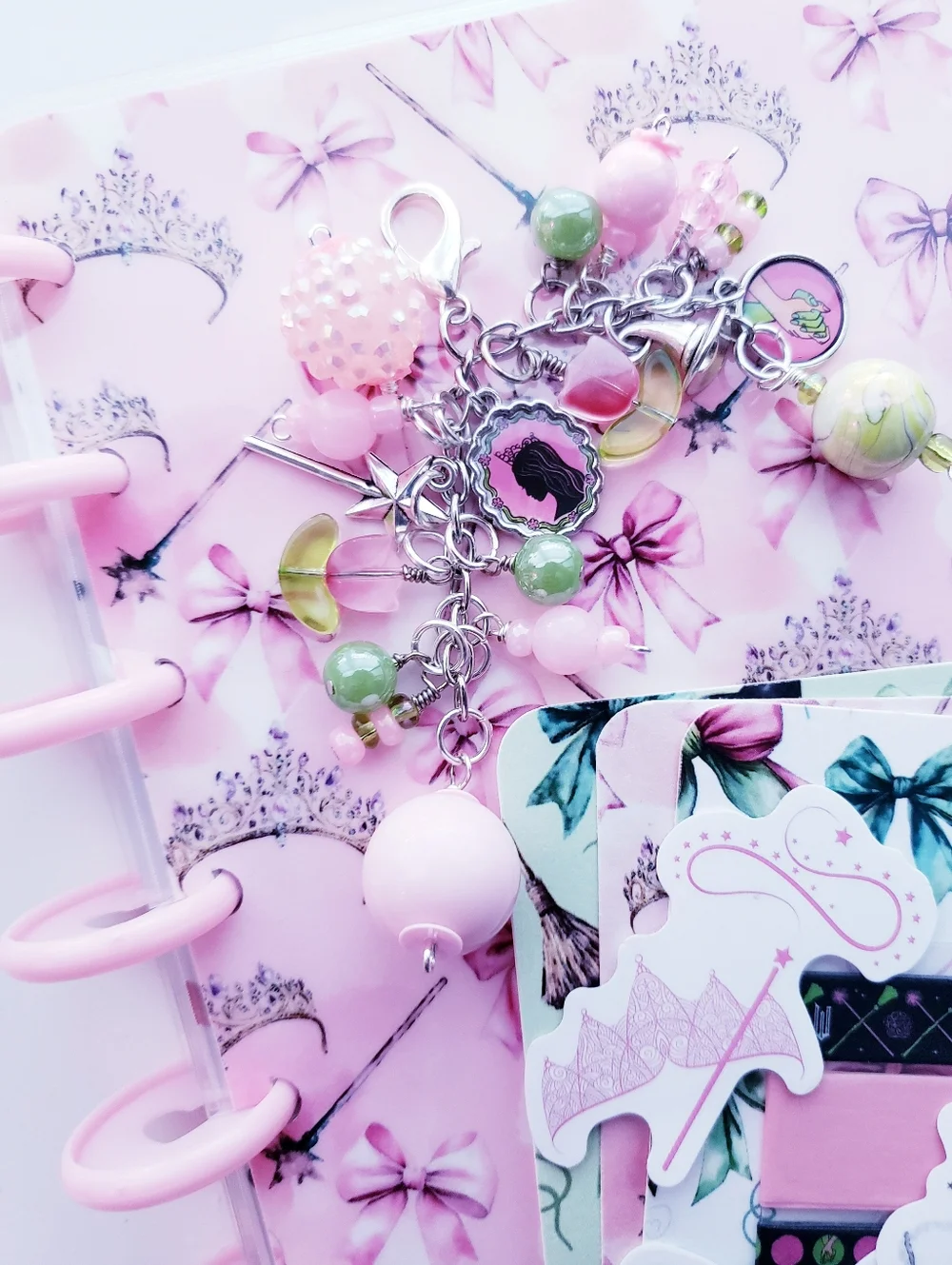 Wicked Cute Pink Happy Planner Mini Size Cover & Dashboard Set
